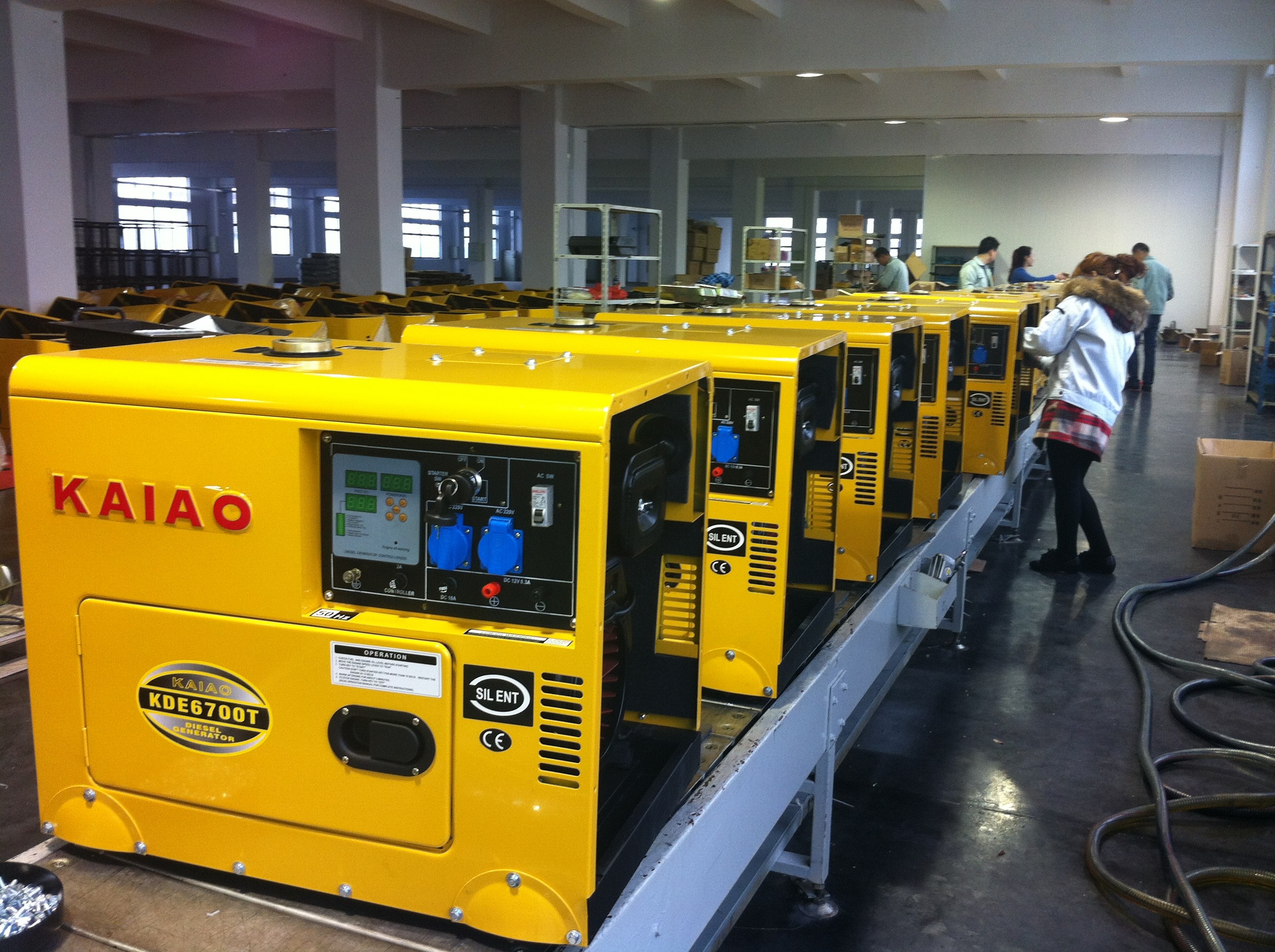 Wuxi Kaiao Power Machinery Co.,Ltd. linha de produção da fábrica