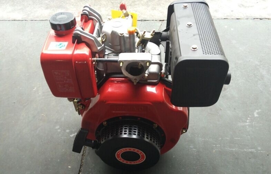 Um ar de motor diesel de pouco peso do cilindro 5HP esfriou com o depósito de gasolina 3.5L