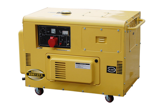 50HZ triplicam geradores diesel pequenos da fase para o apoio home, gerador 10kva diesel silencioso