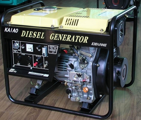 Geradores diesel do quadro aberto da eficiência elevada, gerador do diesel de 60hz 5kva