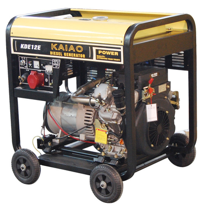 Consumo de combustível do gerador diesel da fase monofásica de quadro aberto do profissional baixo