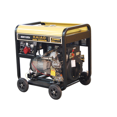Certificação diesel do ISO do CE do gerador 10kva 3600rpm do cilindro do quadro aberto 2