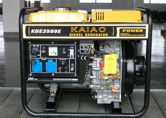 50HZ geradores diesel do quadro aberto de 3000 watts com o painel de controle de Digitas