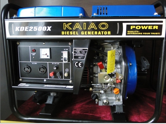 Fase diesel dos geradores 3 do quadro aberto do costume 3.75kva com acionador de partida da coice