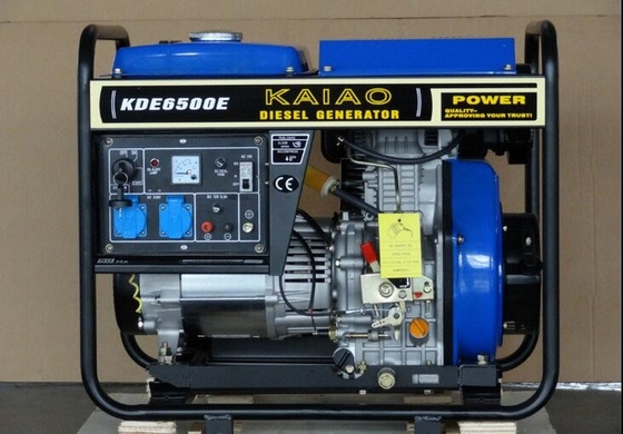 Geradores Diesel de Quadro Aberto de 5 kW de 3600 Rpm, Gerador Diesel de Fase Única