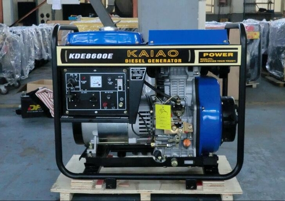 Personalizado 1 cilindro 6kw abra o gerador diesel 3000 RPM económico em combustível