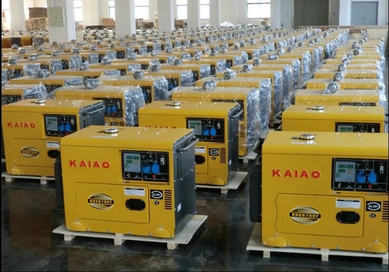 Certificação de refrigeração do ISO do CE do gerador do agregado familiar ar vertical diesel de baixo nível de ruído
