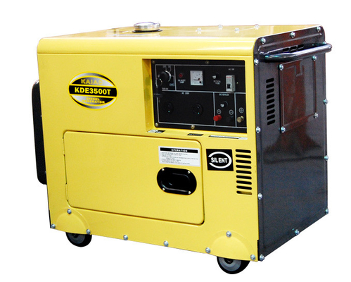 Acionador de partida elétrico grupo de gerador diesel silencioso 60HZ de 3 fases KDE3500T3