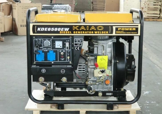soldador diesel do gerador de 2.2kva 3600rmp, máquina de soldadura KDE6500EW do motor-gerador