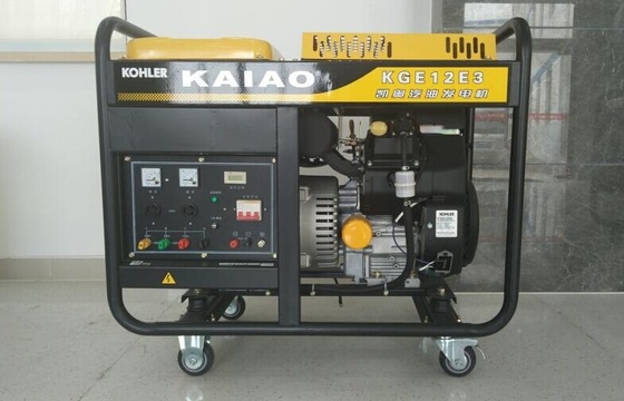 consumo de combustível posto gasolina KGE12E3 do gerador 12kva portátil baixo