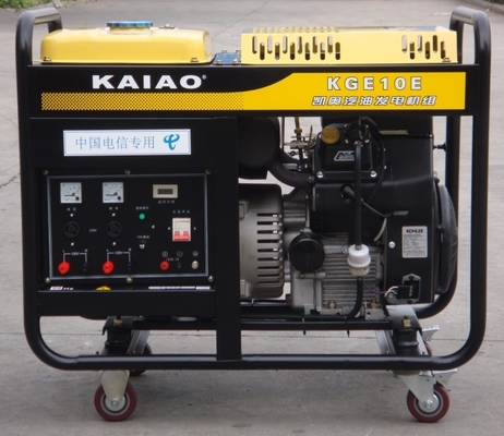 Grupo de gerador profissional da gasolina 8kva, gerador elétrico do Portable do começo