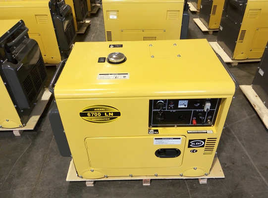 220 gerador diesel da prova do som do volt 22A com o único motor do curso do cilindro quatro