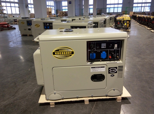 1 fase gerador diesel de 6000 watts, geradores alternativos diesel para a casa