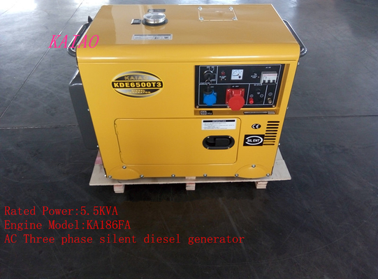 5KVA geradores à espera diesel pequenos residenciais, gerador diesel de baixo nível de ruído
