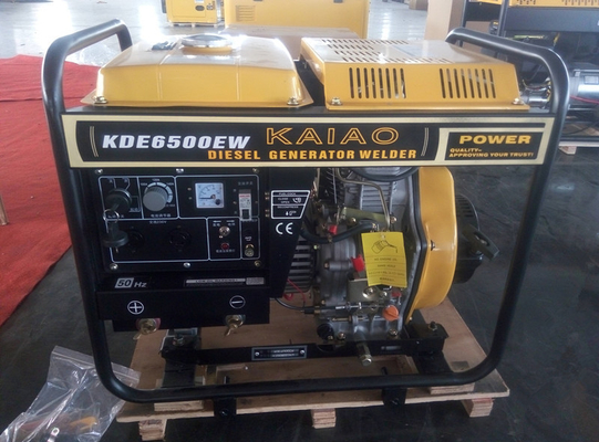 Geradores diesel pequenos KDE6500EW do grupo de gerador da soldadura 12 meses de garantia