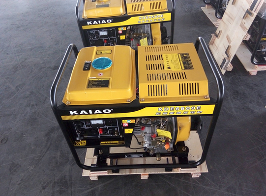 Geradores diesel pequenos KDE6500EW do grupo de gerador da soldadura 12 meses de garantia