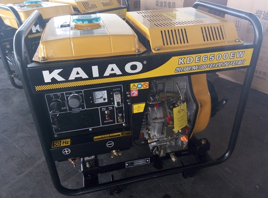 Geradores diesel pequenos KDE6500EW do grupo de gerador da soldadura 12 meses de garantia