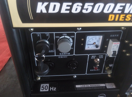 160A - 180A sistema elétrico diesel pequeno quieto super do começo dos geradores 2KW/começo da mão