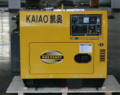3KW gerador diesel silencioso pequeno, geradores diesel à espera para a casa