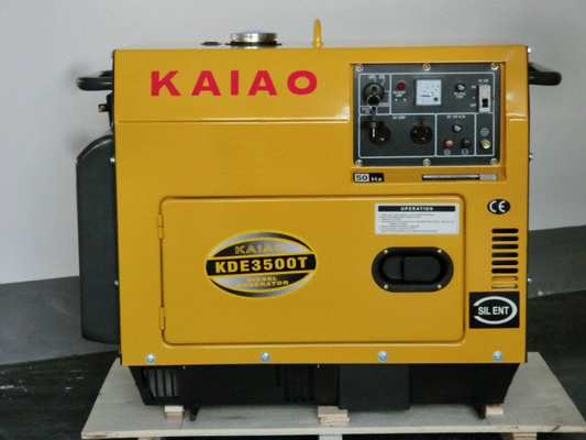 3KW gerador diesel silencioso pequeno, geradores diesel à espera para a casa