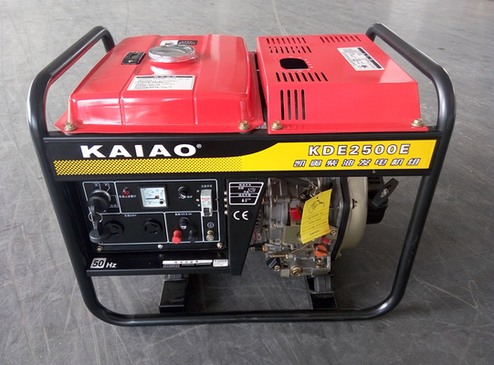 2000 eficácias do combustível portáteis pequena do gerador diesel do watt 3000 RPM 50HZ 60HZ