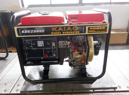 2000 eficácias do combustível portáteis pequena do gerador diesel do watt 3000 RPM 50HZ 60HZ