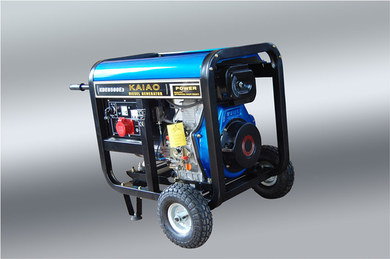 O auto diesel de refrigeração ar do gerador 5.5Kva do quadro aberto excitou a excitação constante da tensão
