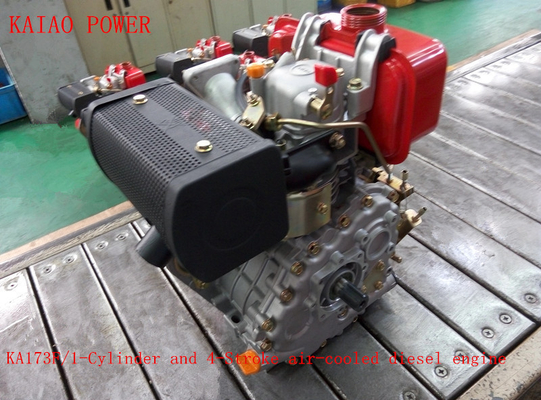 motor diesel de refrigeração ar do deslocamento 0.247L com começo da coice/sistema bonde de Satrt