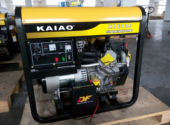 Inteiramente geradores diesel 10KW do quadro aberto das saídas de potência com operação de baixo nível de ruído/lisa