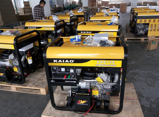 Inteiramente geradores diesel 10KW do quadro aberto das saídas de potência com operação de baixo nível de ruído/lisa