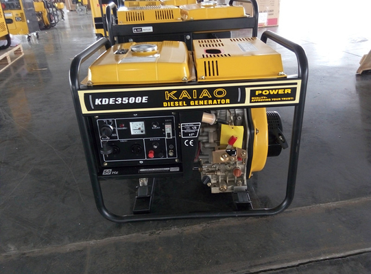 sistema diesel do começo da mão dos geradores do quadro aberto de fase monofásica da C.A. 3KW para industrial