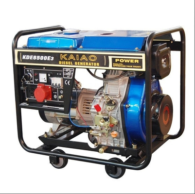 o ar 5KVA refrigerou o grupo de gerador diesel com velocidade de motor 3000/3600rpm RPM