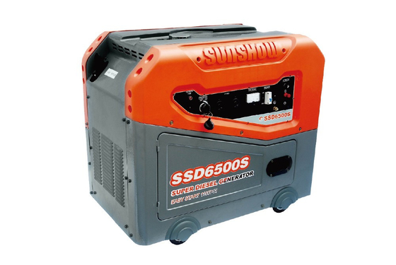 Unidade de gerador diesel silencioso profissional de 5 kW para escola