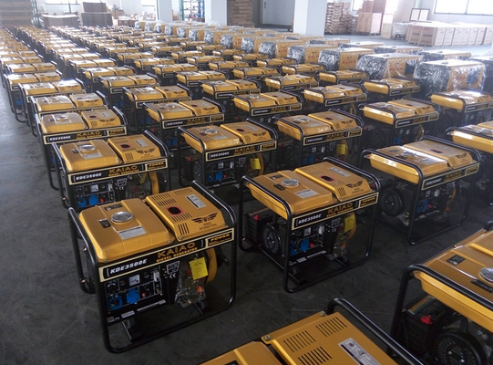 fio de cobre diesel pequeno dos geradores 100% do quadro 5KVA aberto para o uso home