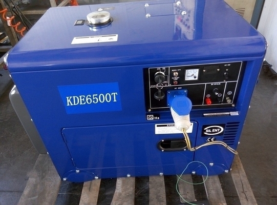 Gerador diesel à prova de som do uso home, gerador diesel de baixo nível de ruído 912*532*740mm
