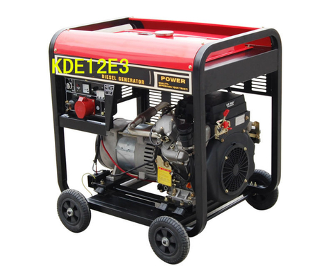 geradores diesel trifásicos do quadro aberto da C.A. 12KVA com sistema bonde do começo