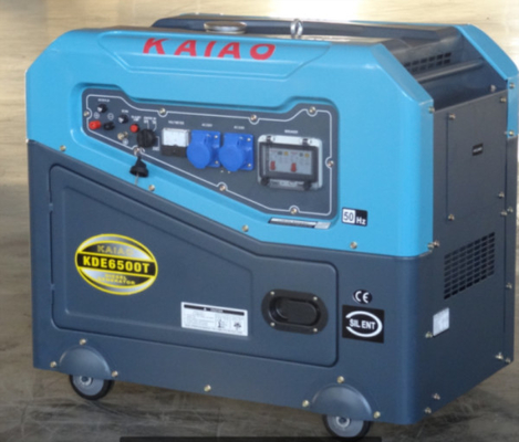 gerador do motor diesel do cilindro de 3600rpm 5kva único