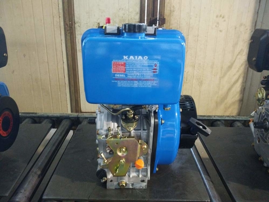 Motor diesel do único cilindro do acionador de partida elétrico, ar pequeno motores de refrigeração