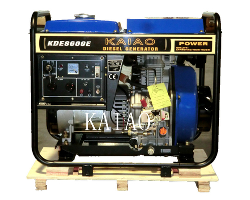 Grupo de gerador diesel modelo do tipo 6kw de KDE8600E KAIAO