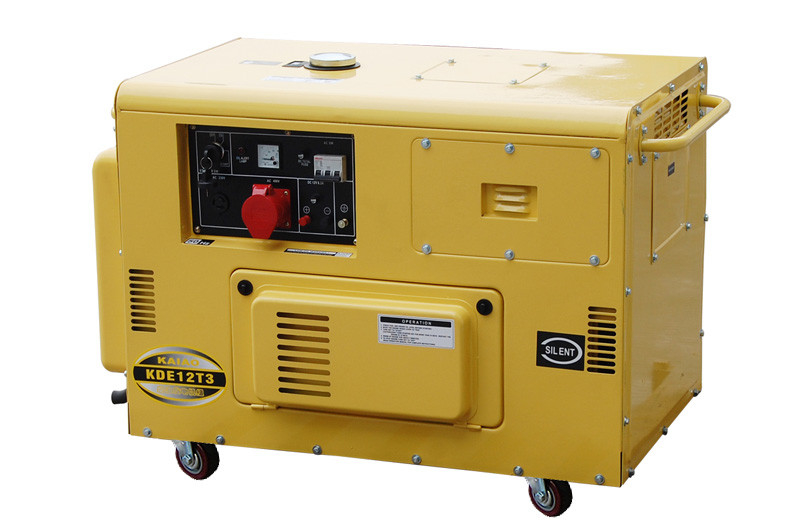 50HZ triplicam geradores diesel pequenos da fase para o apoio home, gerador 10kva diesel silencioso