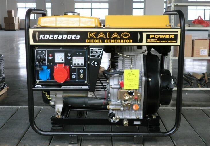 geradores diesel do quadro 5.5kva aberto, gerador diesel portátil de 3 fases