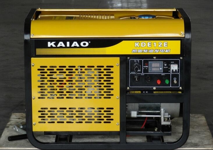 3000 RPM dobram o gerador diesel do cilindro 10Kw, tipo aberto gerador do diesel