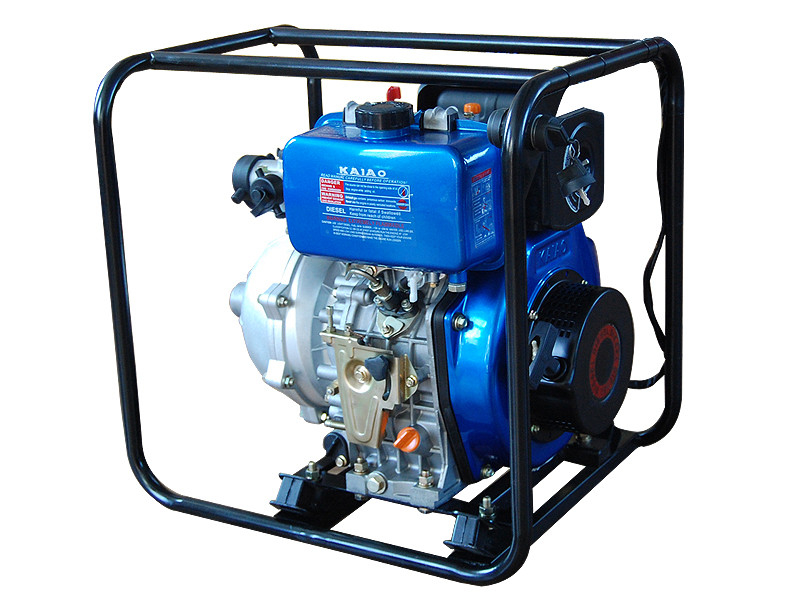 Bomba de água diesel manual, bomba de água portátil do motor diesel para a irrigação agrícola