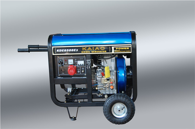 O auto diesel de refrigeração ar do gerador 5.5Kva do quadro aberto excitou a excitação constante da tensão