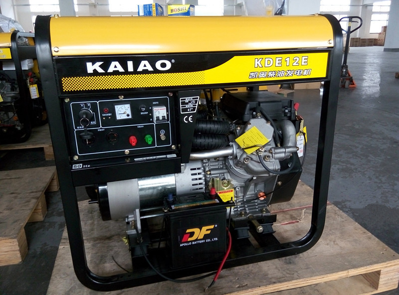 Inteiramente geradores diesel 10KW do quadro aberto das saídas de potência com operação de baixo nível de ruído/lisa