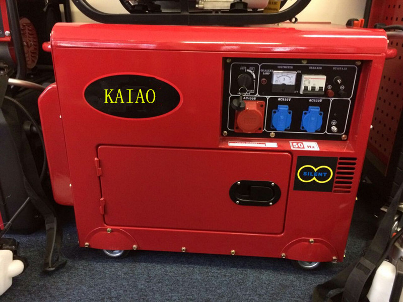 Geradores diesel pequenos trifásicos industriais da C.A. 8KVA com sistema de refrigeração da inversão térmica